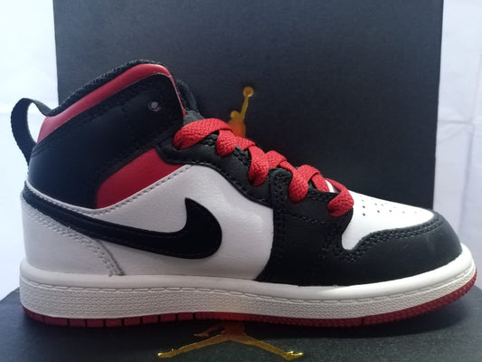 Air Jordan 1 Mid PS 'Gym Red Black Toe'