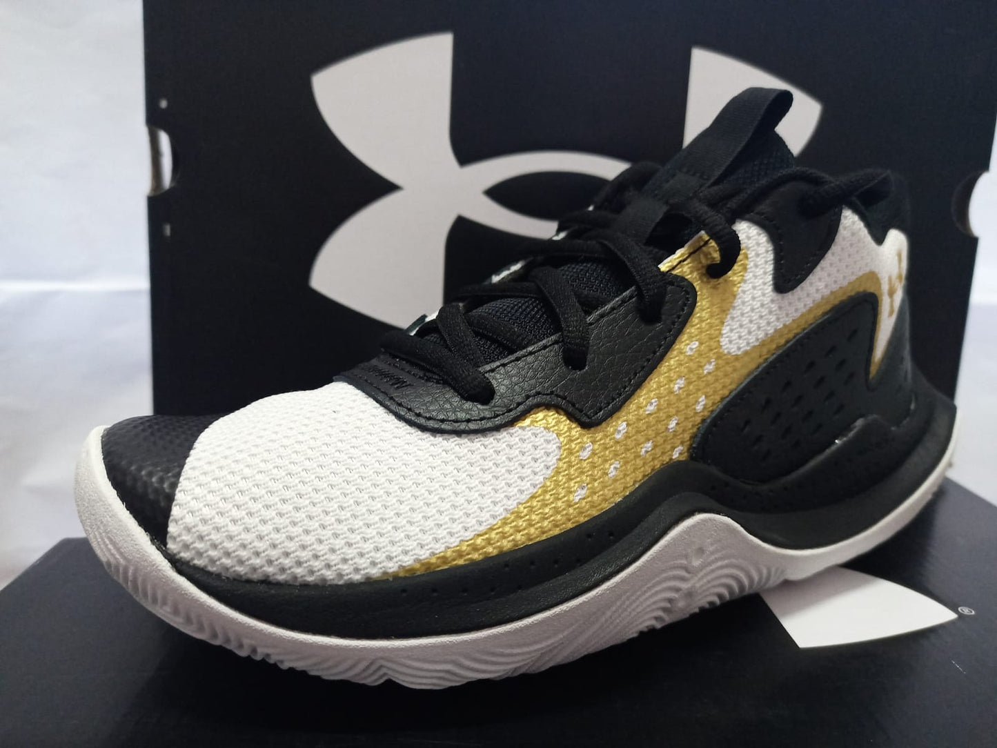Under Armour Jet '23 GS 'White Black Gold'