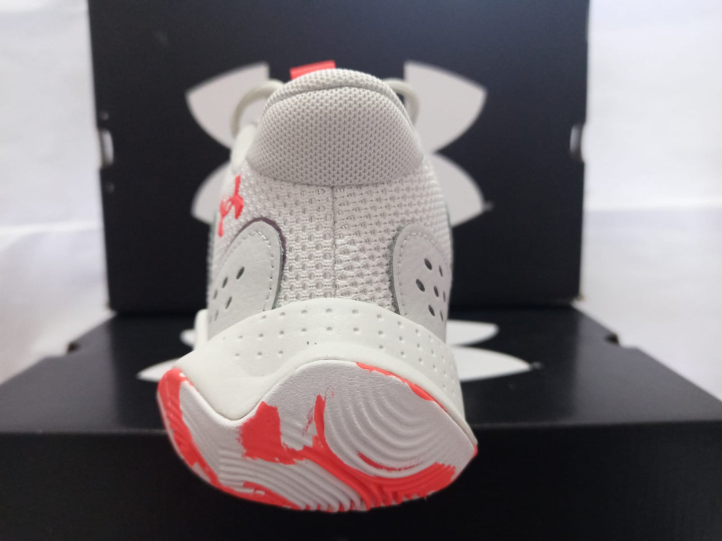 Under Armour Jet '23 GS 'White Clay Misty Purple'