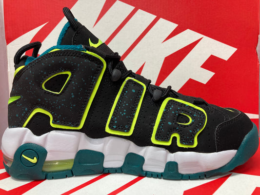 Nike Air More Uptempo GS 'Black Geode Teal'