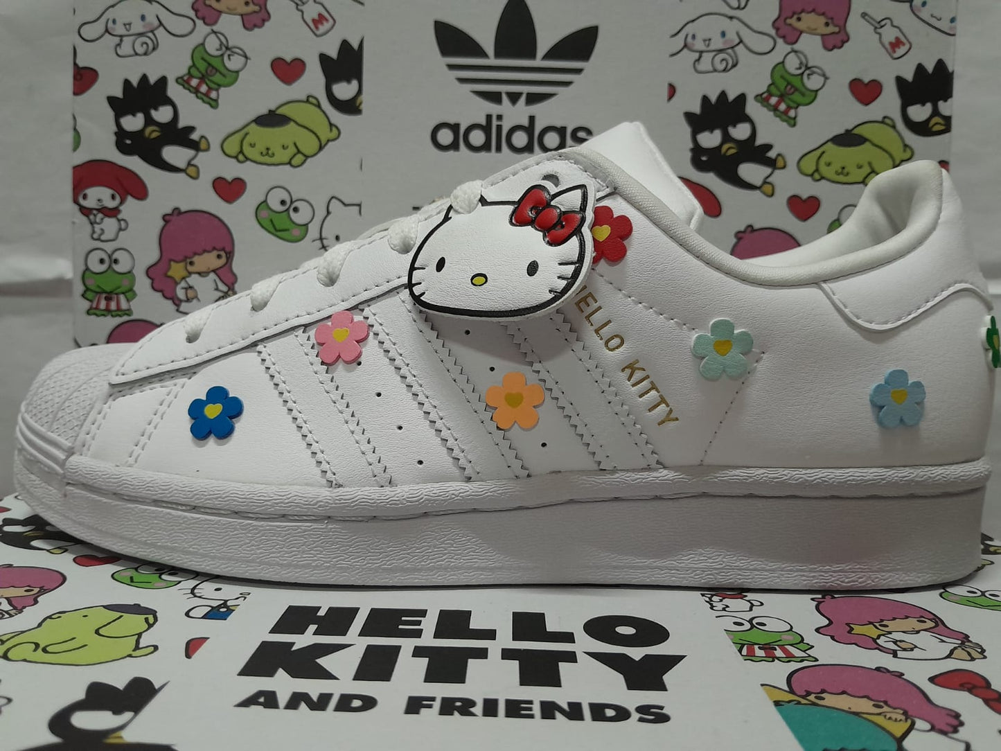 Adidas Superstar J x Hello Kitty 'Colorful Florals'