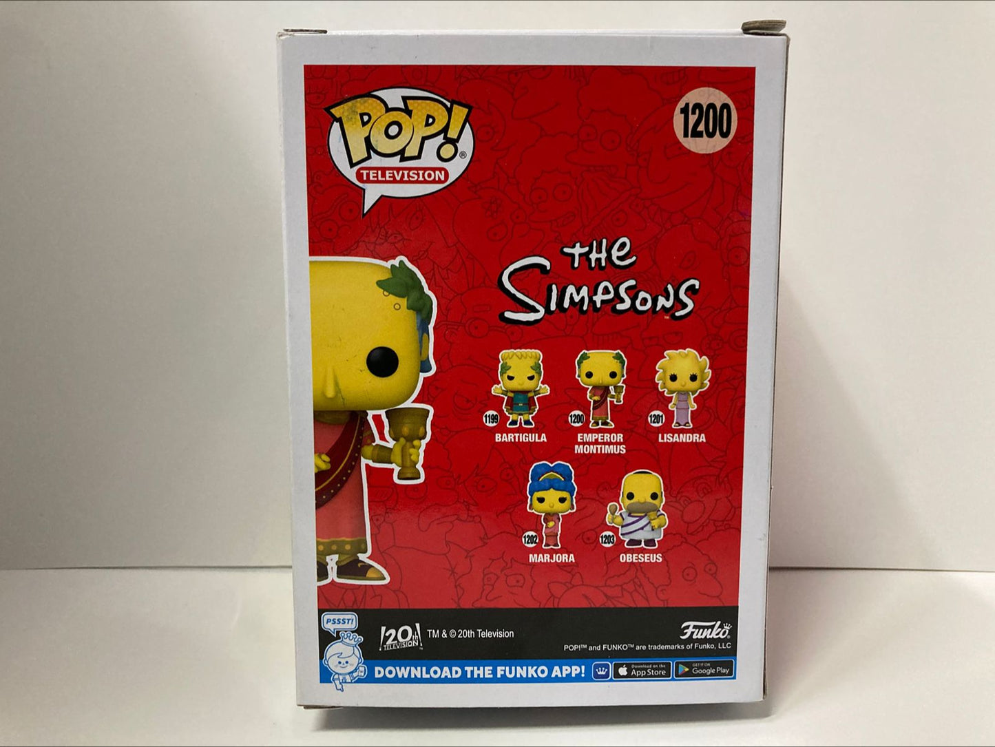 Funko Pop' The Simpsons' Emperor Montimus #1200