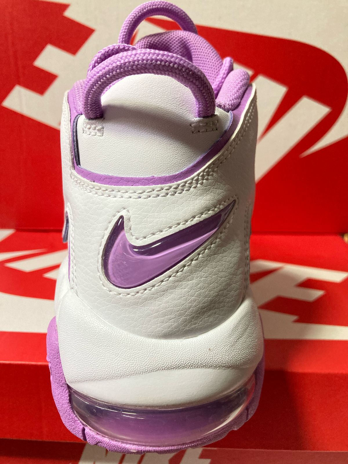 Air More Uptempo GS 'White Rush Fuchsia'