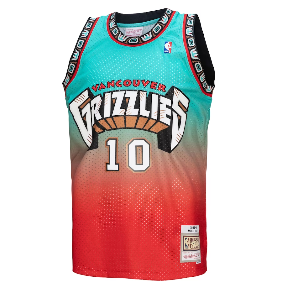 Jersey Mitchell & Ness Mike Bibby Vancouver Grizzlies 1998-99