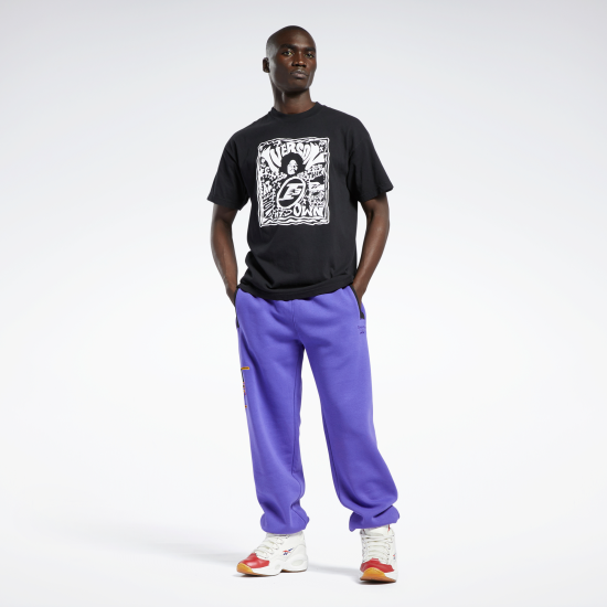 Pants Reebok Allen Iverson I3 Fleece Purple