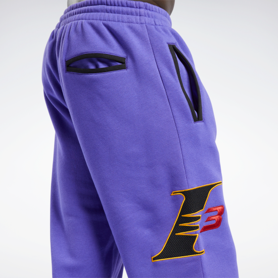 Pants Reebok Allen Iverson I3 Fleece Purple