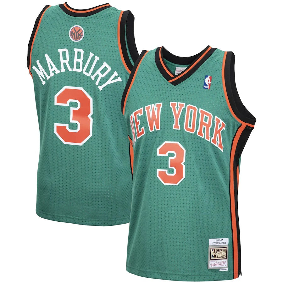 Jersey Mitchell & Ness Stephon Marbury New York Knicks 2006-07
