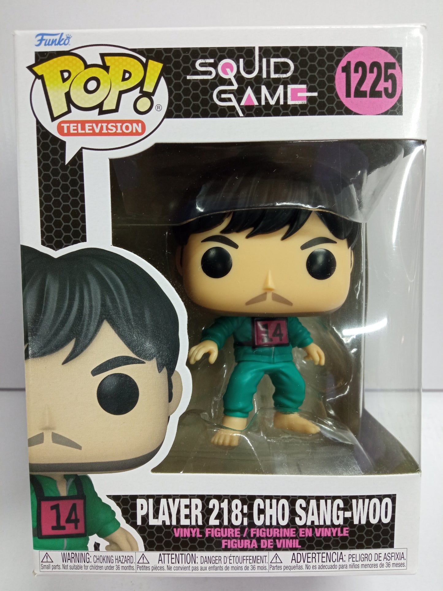 Funko Pop Squid Game Player 218: Cho-Sang-Woo #1125