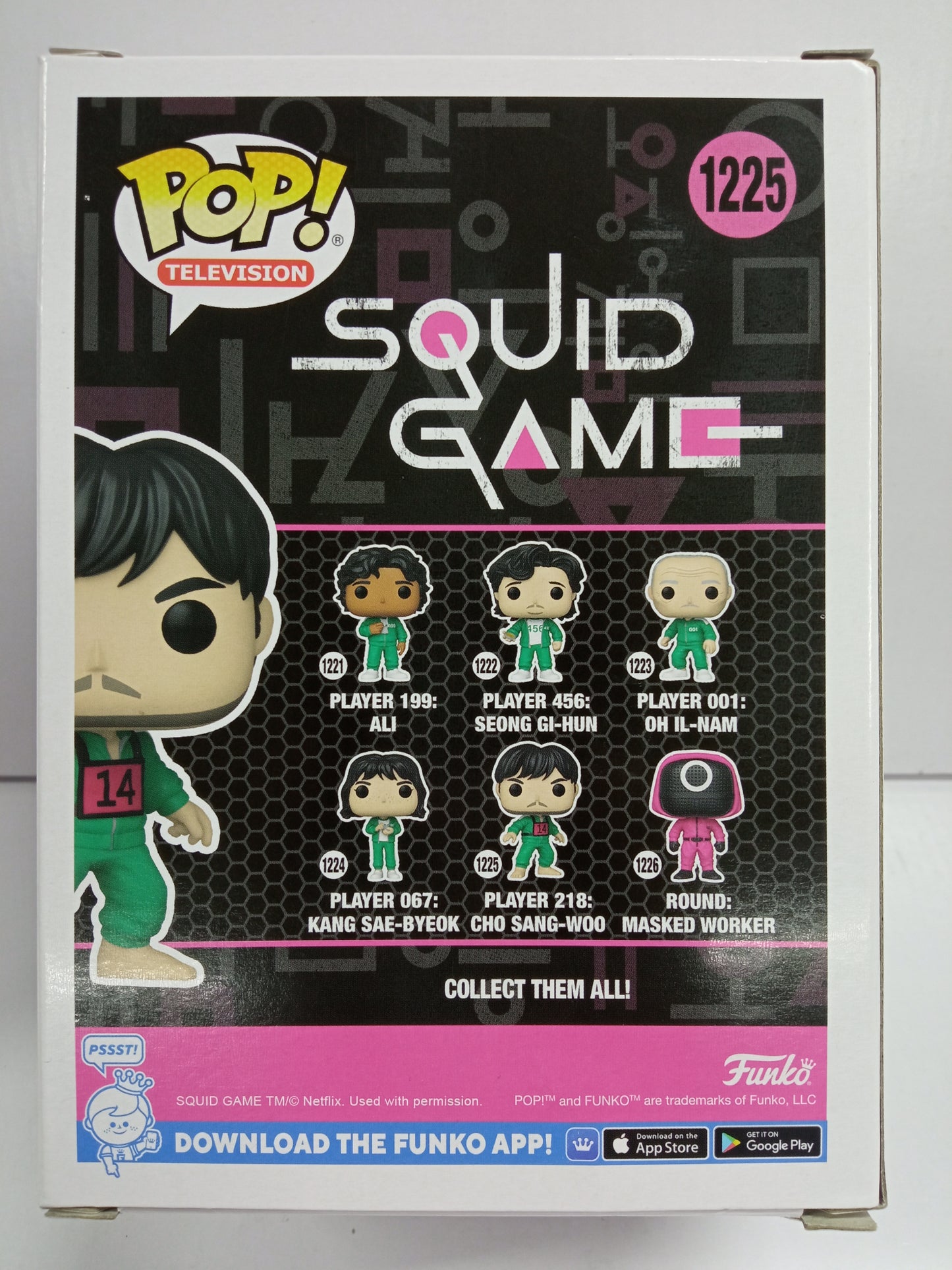 Funko Pop Squid Game Player 218: Cho-Sang-Woo #1125