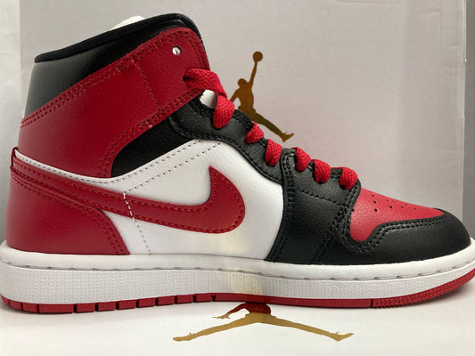 Air Jordan 1 Mid 'Alternate Bred Toe'