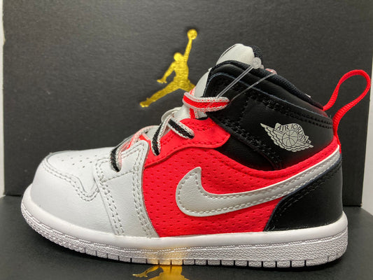 Air Jordan 1 Mid SE TD 'White Infrared'
