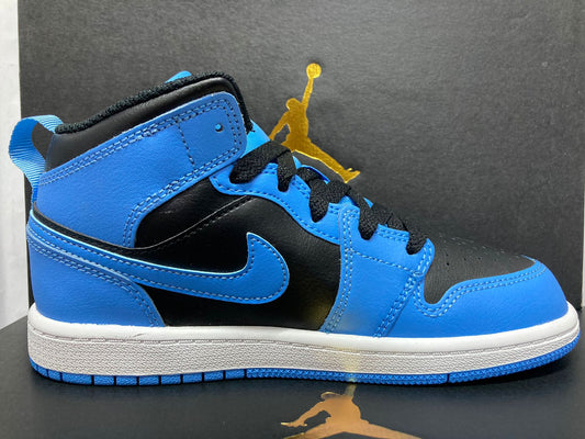 Air Jordan 1 Mid PS 'University Blue Black'