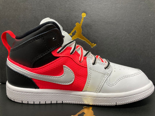 Air Jordan 1 Mid SE PS 'White Infrared