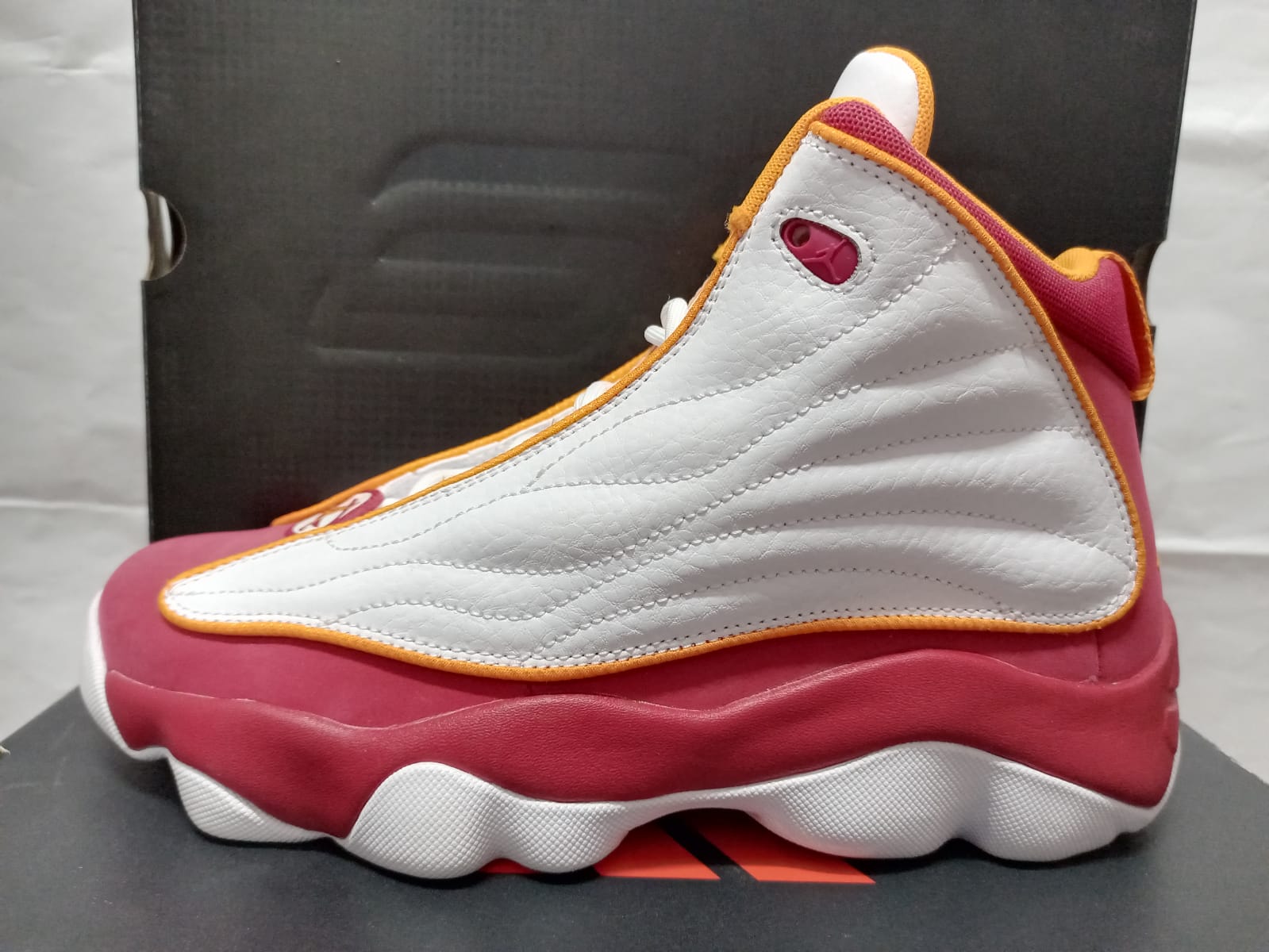 Jordan pro strong varsity red clearance