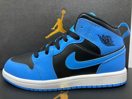 Air Jordan 1 Mid PS 'University Blue Black'