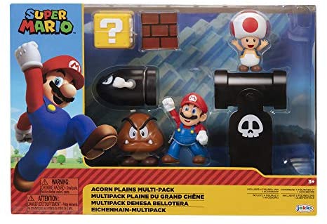 Juguete Nintendo Super Mario Acorn plains multi-pack