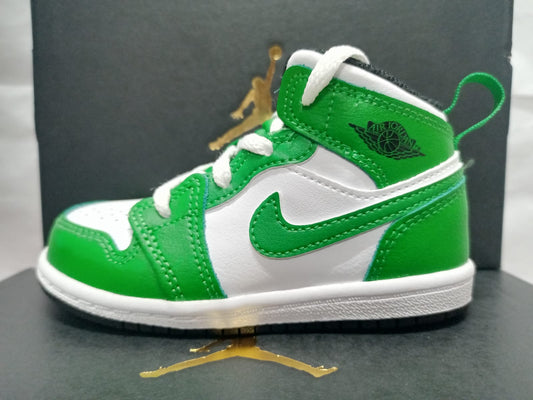 Air Jordan 1 Mid TD 'Lucky Green'