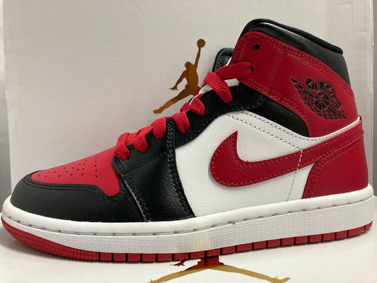 Air Jordan 1 Mid 'Alternate Bred Toe'
