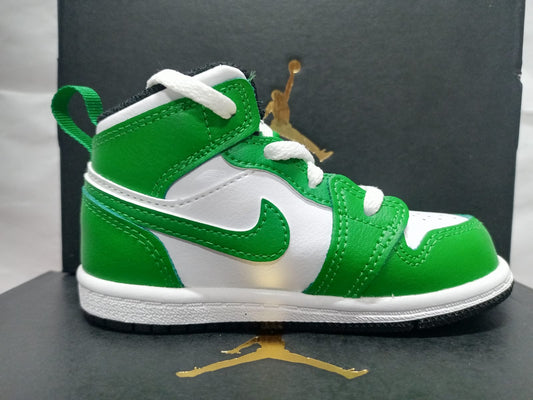 Air Jordan 1 Mid TD 'Lucky Green'