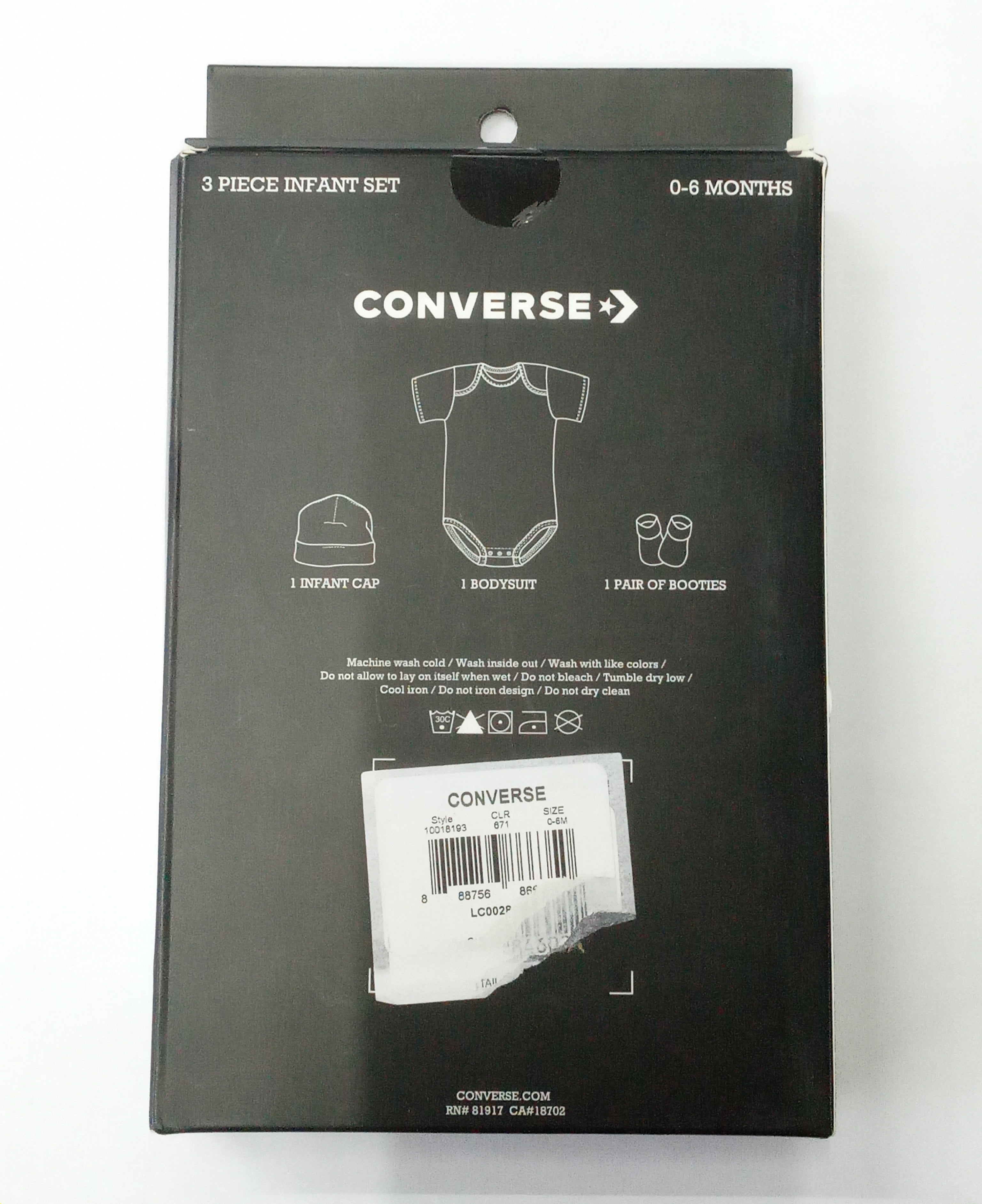 Converse 0-6 months hombre top