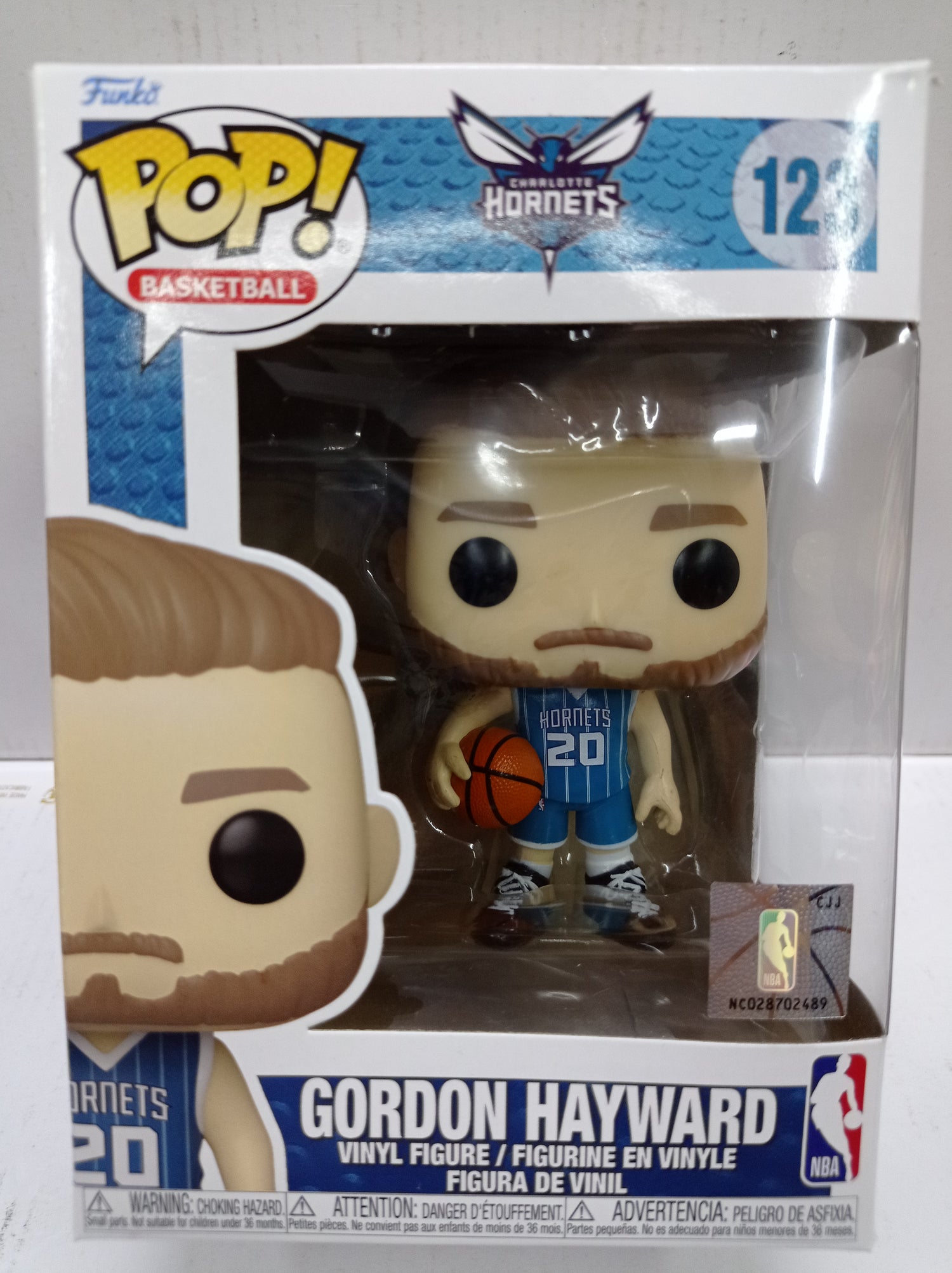 Funko POP! NBA Basketball : Charlotte Hornets #123 - Gordon Hayward – Yummy  Boutique